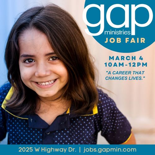 GAP Ministries Job Fair Positive Encouraging KLOVE