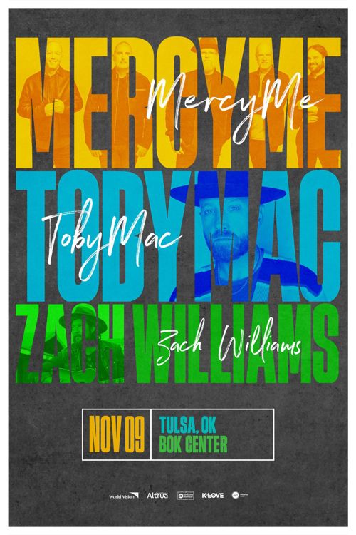 MercyMe TOBYMAC Zach Williams Air1 Worship Music