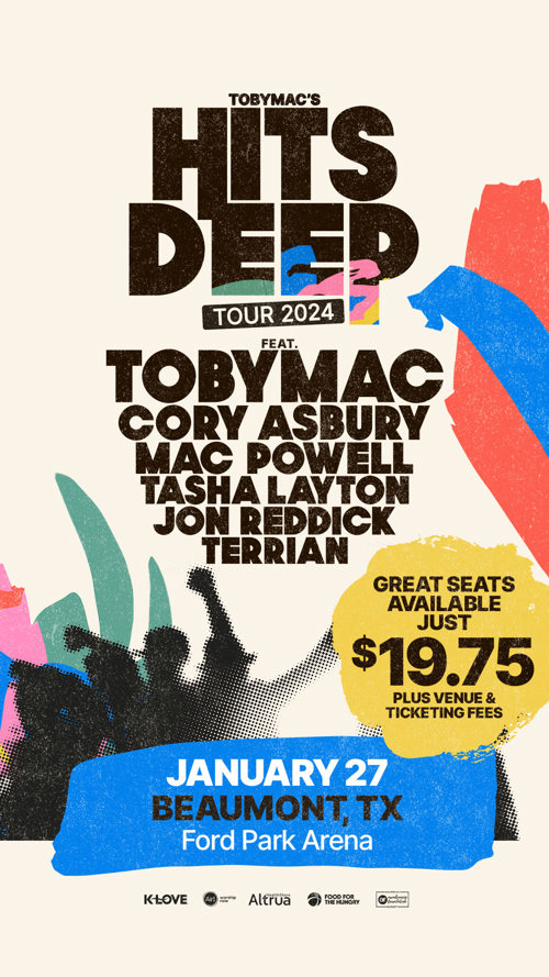 TobyMac Hits Deep Tour 2024 Positive Encouraging KLOVE