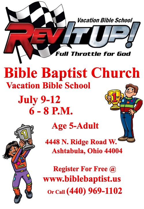 Vacation Bible School- Race For The Prize! Come Follow Jesus, VBS ...